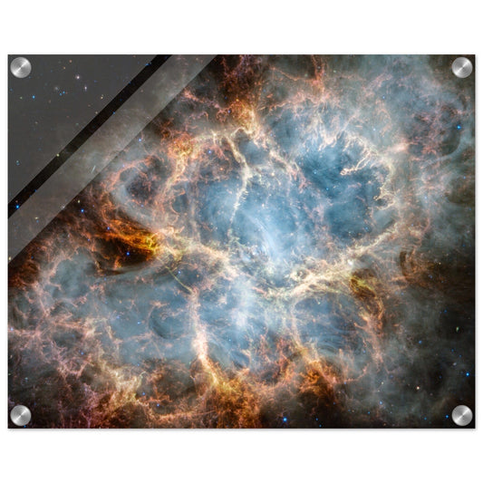 NASA - Poster - Acrylic - 28. Crab Nebula (NIRCam and MIRI Image) - James Webb Space Telescope Acrylic Print TP Aviation Art 40x50 cm / 16x20″