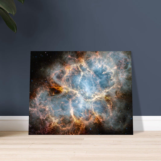 NASA - Poster - Aluminum - 28. Crab Nebula (NIRCam and MIRI Image) - James Webb Space Telescope Aluminum Print TP Aviation Art