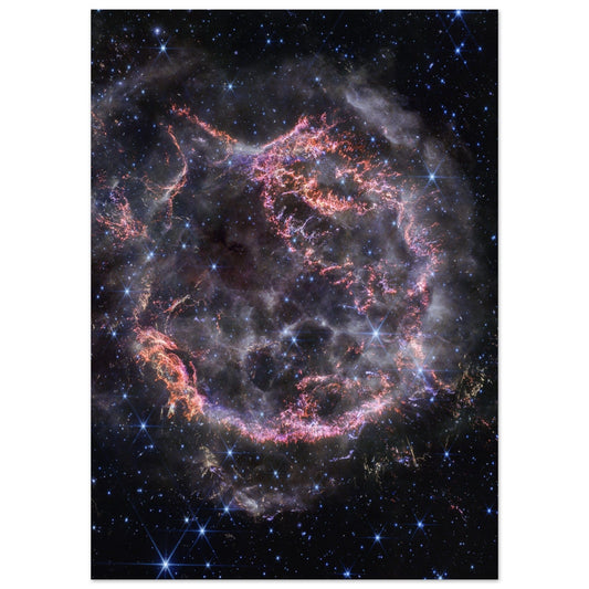 NASA - Poster - Aluminum - 31. Cassiopeia A (NIRCam Image) - James Webb Space Telescope Aluminum Print TP Aviation Art 50x70 cm / 20x28″