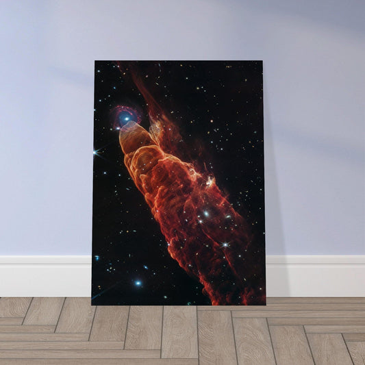 NASA - Poster - Aluminum - 35. Herbig-Haro 49/50 (NIRCam and MIRI Image) - James Webb Space Telescope Aluminum Print TP Aviation Art
