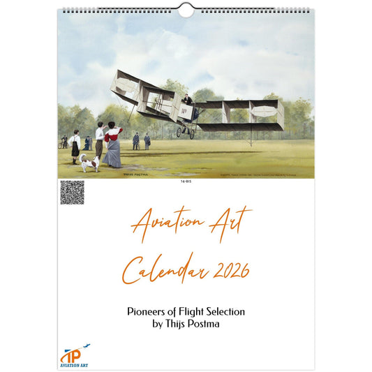 Thijs Postma - Aviation Art Calendar 2026 - Pioneers Of Flight Selection Calendar TP Aviation Art
