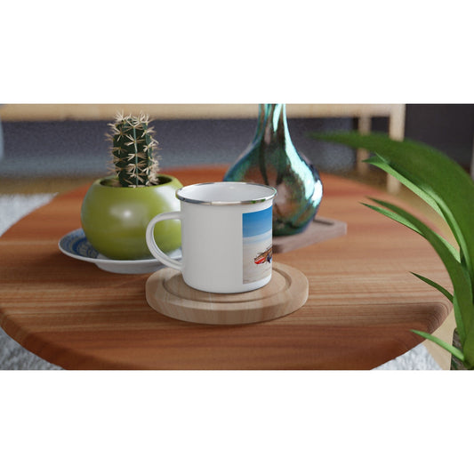 Thijs Postma - Enamel Mug - Messerschmitt Bf 110 Iraq - White 12oz Mugs TP Aviation Art