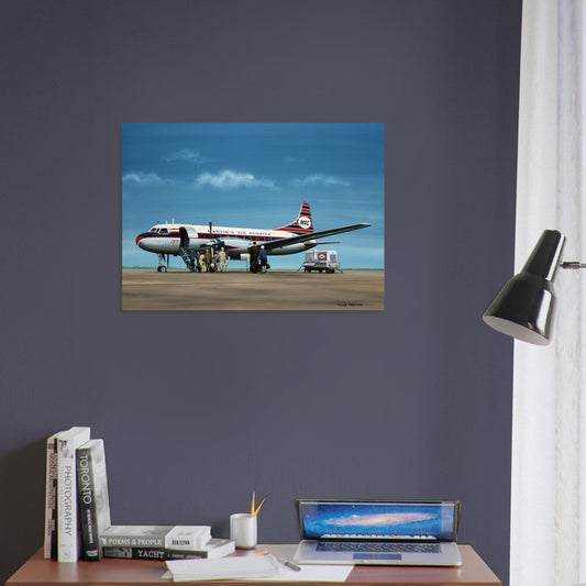Thijs Postma - Poster - Convair 640 Martinair Poster Only TP Aviation Art