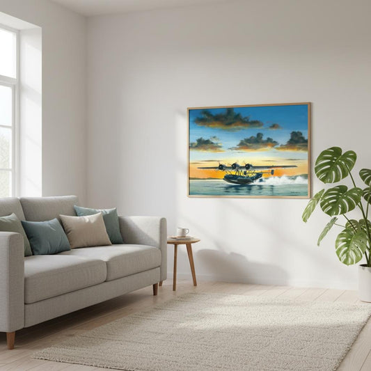 Thijs Postma - Poster - Dornier Do 24K East Indies Poster Only TP Aviation Art