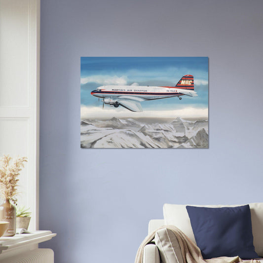 Thijs Postma - Poster - Douglas DC-3 Martinair Poster Only TP Aviation Art