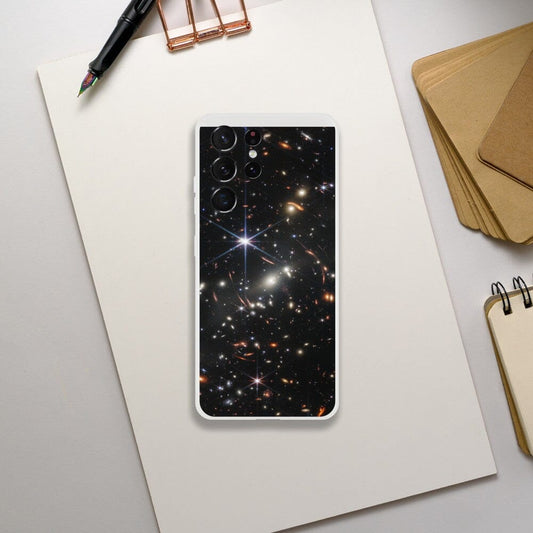 NASA - Phone Case Flexi - 1. Webb's First Deep Field (NIRCam Image) - James Webb Space Telescope Phone Case TP Aviation Art