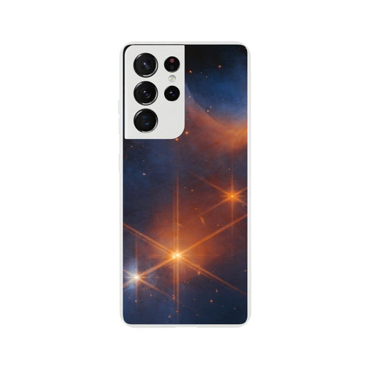 NASA - Phone Flexi case - 15. Chamaeleon I Molecular Cloud (NIRCam Image) - James Webb Space Telescope Phone Case TP Aviation Art