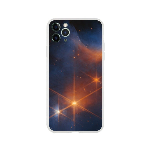 NASA - Phone Flexi case - 15. Chamaeleon I Molecular Cloud (NIRCam Image) - James Webb Space Telescope Phone Case TP Aviation Art iPhone 11 Pro Max