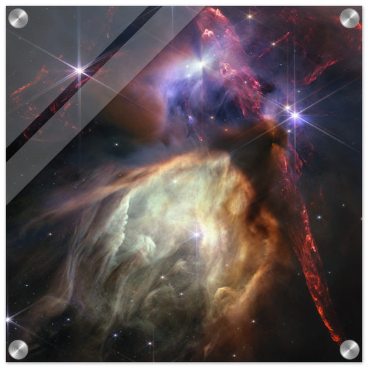 NASA - Poster - Acrylic - 21. Rho Ophiuchi (NIRCam Image) - James Webb Space Telescope Acrylic Print TP Aviation Art 40x40 cm / 16x16″