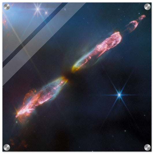 NASA - Poster - Acrylic - 27. HH 211 (NIRCam Image) - James Webb Space Telescope Acrylic Print TP Aviation Art 50x50 cm / 20x20″