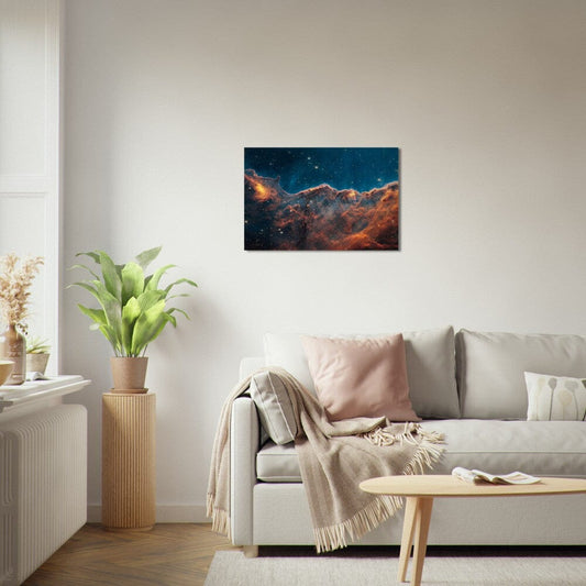 NASA - Poster - Aluminum - 13. Carina Nebula Jets (NIRCam) - James Webb Space Telescope Aluminum Print TP Aviation Art