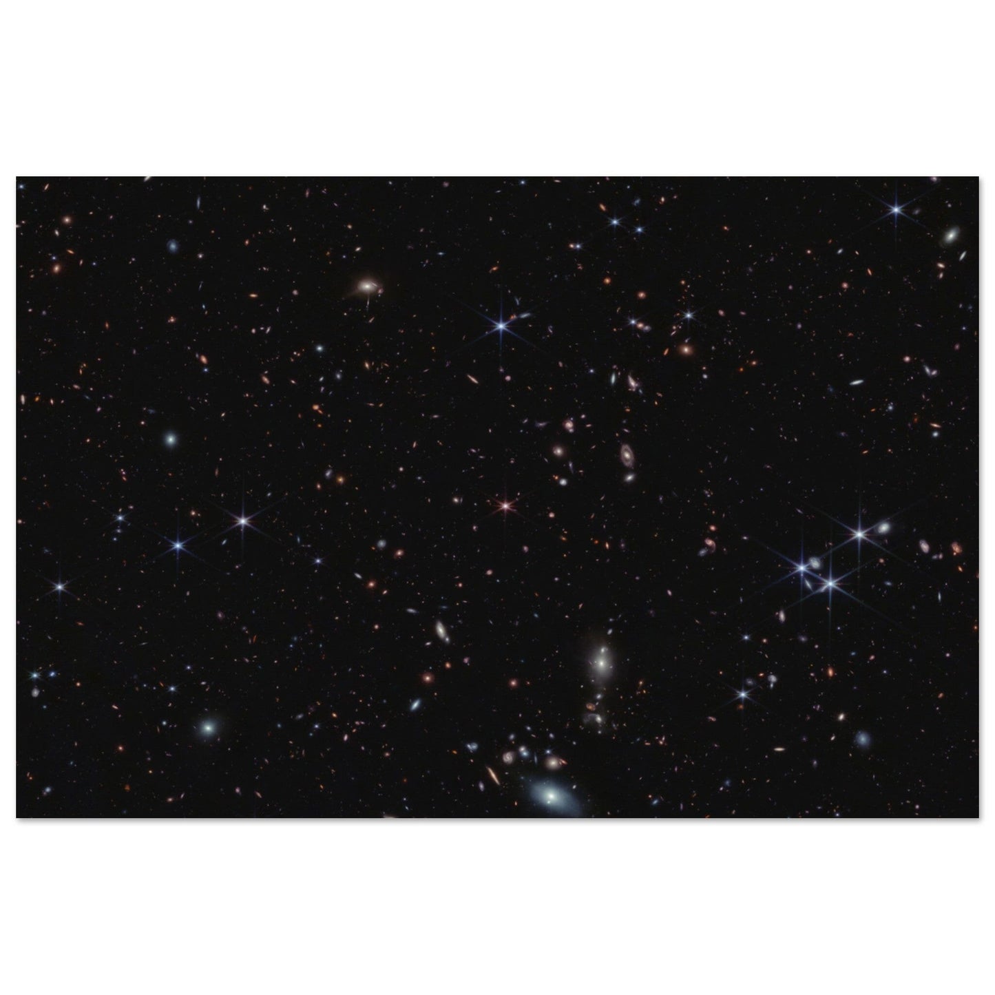 NASA - Poster - Aluminum - 18. Quasar J0100+2802 (NIRCam Image) - James Webb Space Telescope Aluminum Print TP Aviation Art 50x75 cm / 20x30″