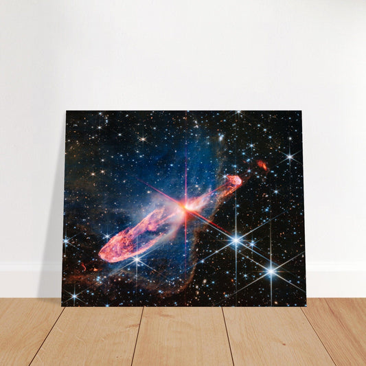 NASA - Poster - Aluminum - 22. Herbig-Haro 46/47 (NIRCam Image) - James Webb Space Telescope Aluminum Print TP Aviation Art