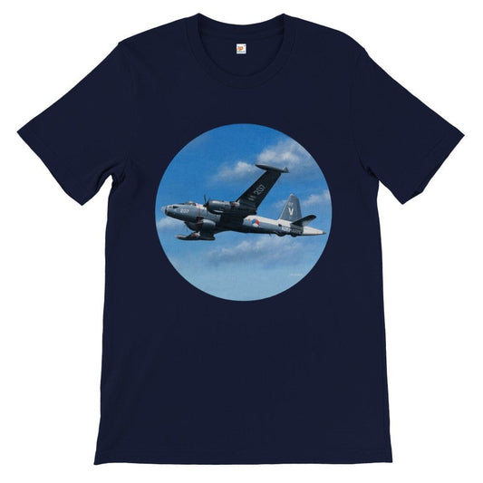 Peter Hoogenberg - T-shirt - Lockheed SP2H Neptune MLD - Premium Unisex T-shirt TP Aviation Art