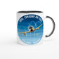 Thijs Postma - Mug - North American F-86 Golden Hawks - Ceramic 11oz Mugs TP Aviation Art ceramic black 