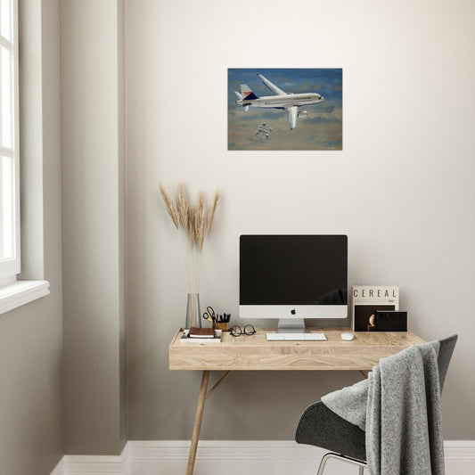 Thijs Postma - Poster - Airbus A319 Croatia Airlines Poster Only TP Aviation Art