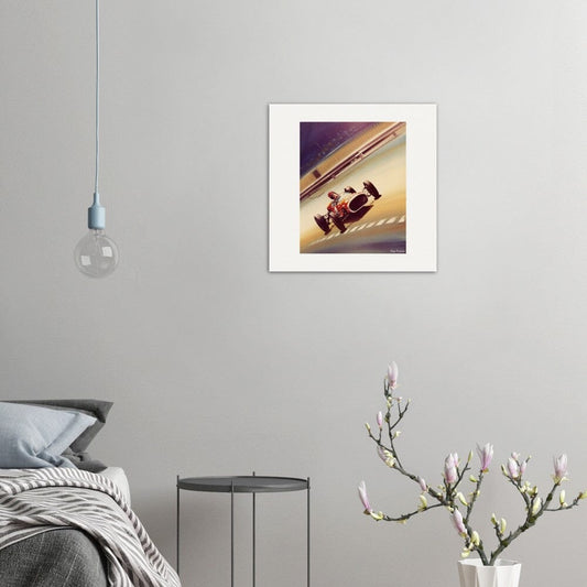 Thijs Postma - Poster - Auto DAF racer Poster Only TP Aviation Art