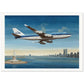 Thijs Postma - Poster - Boeing 747-400 KLM Over Manhattan Poster Only TP Aviation Art 50x70 cm / 20x28″ 