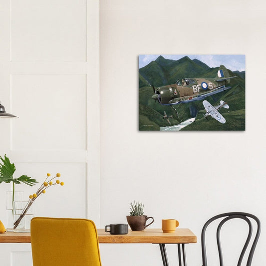 Thijs Postma - Poster - CA-13 Boomerang On Patrol Poster Only TP Aviation Art