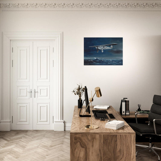 Thijs Postma - Poster - Charles Lindbergh Spirit of St. Louis 1927 Poster Only TP Aviation Art