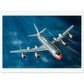 Thijs Postma - Poster - Convair 990 Coronado - Fastest Subsonic Airliner Poster Only TP Aviation Art 60x80 cm / 24x32″ 