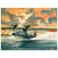 Thijs Postma - Poster - Convair PBY-5 Catalina Attacked By Zeros Poster Only TP Aviation Art 45x60 cm / 18x24″ 