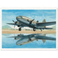 Thijs Postma - Poster - Curtiss C-46 With Water Reflection Poster Only TP Aviation Art 60x80 cm / 24x32″ 