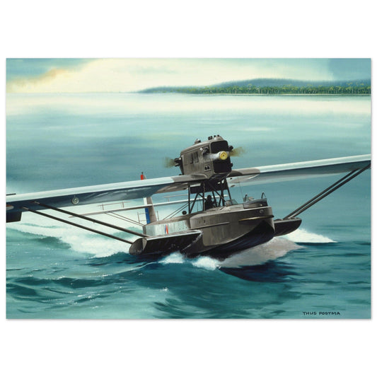 Thijs Postma - Poster - Dornier Do J Wal MLD Poster Only TP Aviation Art 50x70 cm / 20x28″