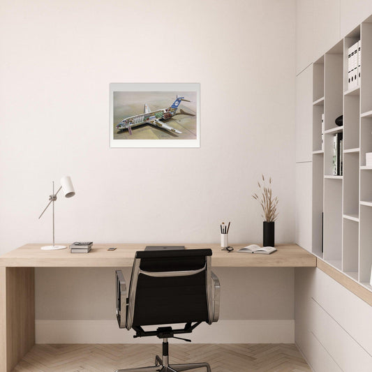 Thijs Postma - Poster - Douglas DC-9 KLM Cutaway Poster Only TP Aviation Art