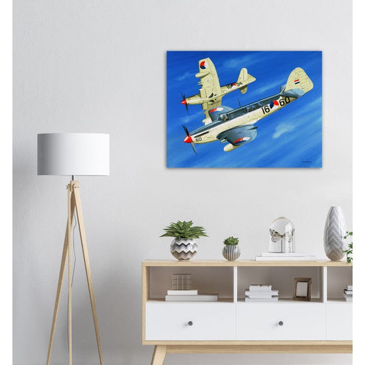 Thijs Postma - Poster - Fairey Firefly Mk-4 Dutch Navy Poster Only TP Aviation Art