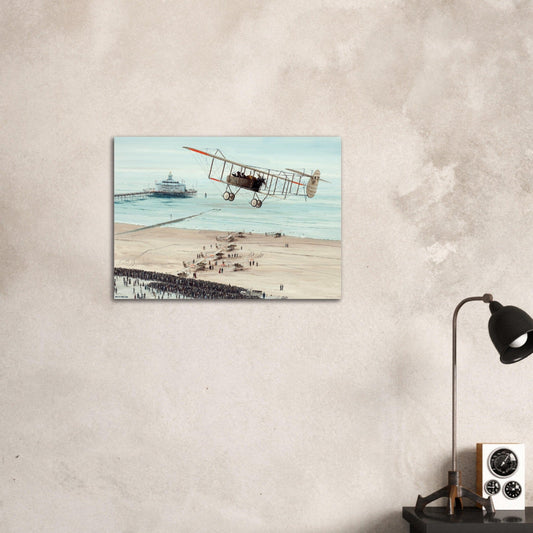 Thijs Postma - Poster - Farmans HF-22 Scheveningen Poster Only TP Aviation Art