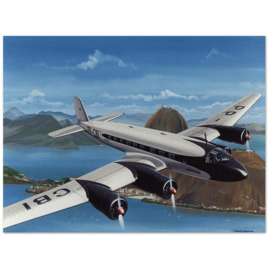 Thijs Postma - Poster - Focke Wulf Fw 200 Condor 'Abaitara' Rio de Janeiro Poster Only TP Aviation Art
