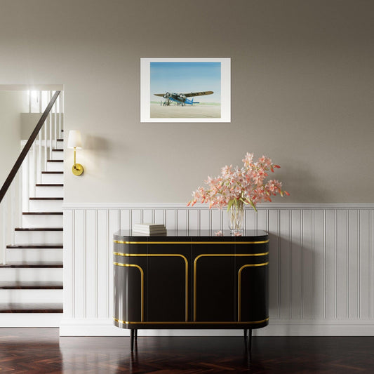 Thijs Postma - Poster - Fokker F.XII PH-AFU KLM Getting Prepared Poster Only TP Aviation Art