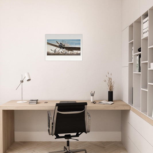 Thijs Postma - Poster - Fokker Spin No.2 1911 Poster Only TP Aviation Art