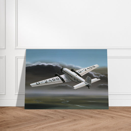 Thijs Postma - Poster - Junkers Ju 52/3m Lufthansa Poster Only TP Aviation Art