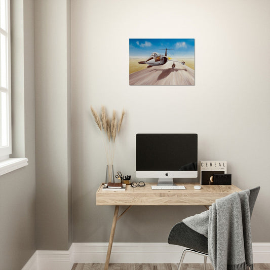 Thijs Postma - Poster - Lockheed F-104G KLu D-8332 On The Deck Poster Only TP Aviation Art