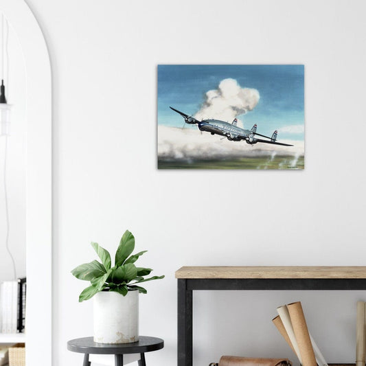 Thijs Postma - Poster - Lockheed L-049 PH-TAV Venlo Flying Poster Only TP Aviation Art