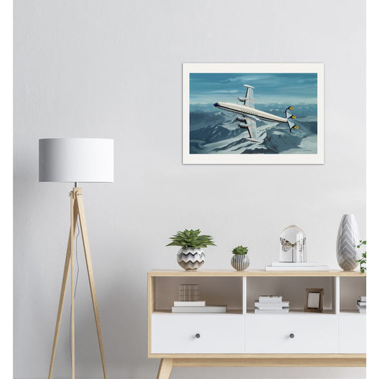 Thijs Postma - Poster - Lockheed L-1049 DLH Poster Only TP Aviation Art