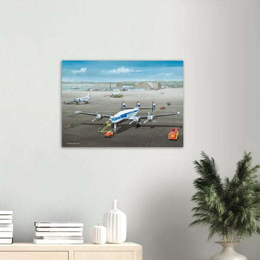 Thijs Postma - Poster - Lockheed L-1049 Super Constellation PH-LKC 1965 Poster Only TP Aviation Art