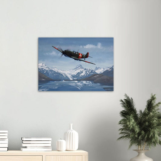 Thijs Postma - Poster - Messerschmitt Bf 109E Swiss Patrol Poster Only TP Aviation Art