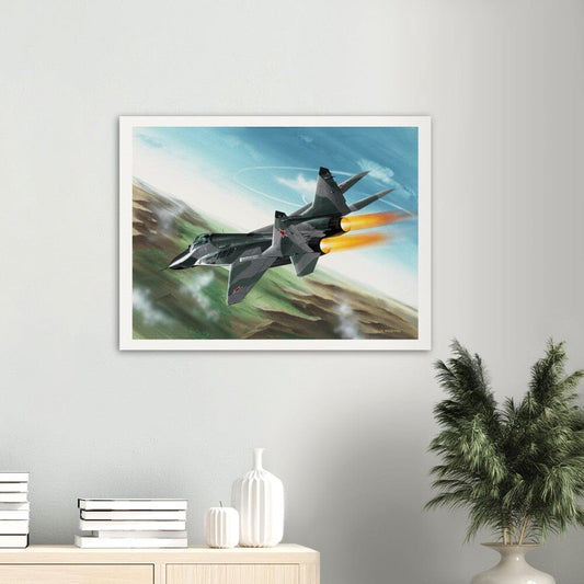 Thijs Postma - Poster - MiG-29 Full Afterburners Poster Only TP Aviation Art
