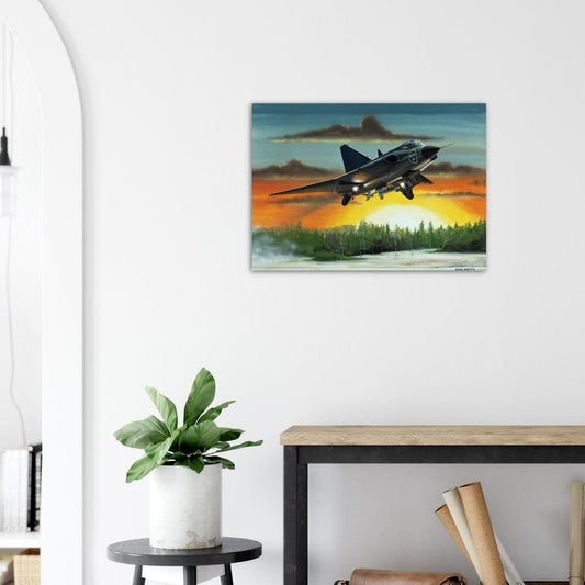 Thijs Postma - Poster - SAAB J-35 Draken Poster Only TP Aviation Art