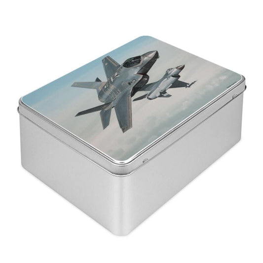 Thijs Postma - Puzzle - Lockheed-Martin F-35 JSF Next To F-16 - 1000 pieces Jigsaw Puzzles TP Aviation Art