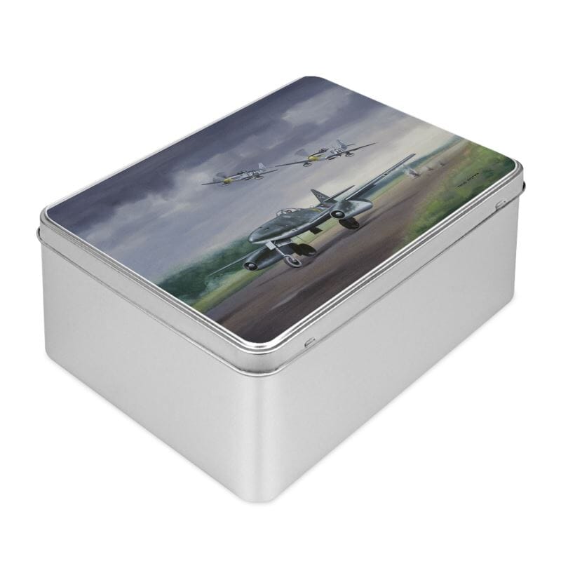 Thijs Postma - Puzzle - Messerschmitt Me 262 Getting Visitors P-51 Mustangs - 1000 pieces Jigsaw Puzzles TP Aviation Art