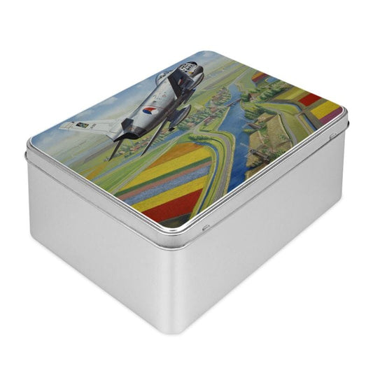 Thijs Postma - Puzzle - North American F-86K Sabre Over Dutch Landscape - 1000 pieces Jigsaw Puzzles TP Aviation Art