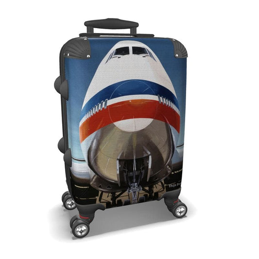Thijs Postma - Suitcase - Boeing 747 Jumbo Jet Landing Suitcase / Cabin Bag TP Aviation Art