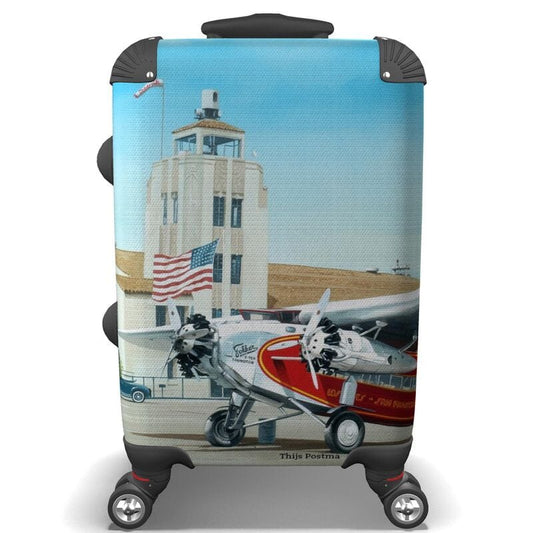 Thijs Postma - Suitcase - Fokker USA F.10 Glendale Los Angeles Suitcase / Cabin Bag TP Aviation Art