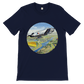 Thijs Postma - T-shirt - North American F-86K Sabre Over Dutch Landscape - Premium Unisex T-shirt TP Aviation Art 