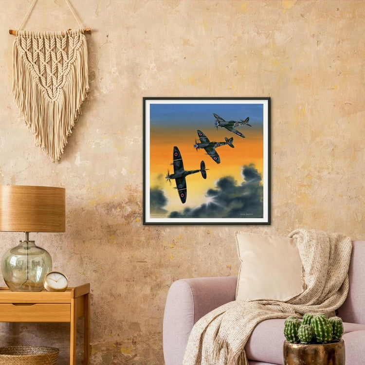 Fighter Airplane with Metal Frame