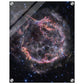 NASA - Poster - Acrylic - 31. Cassiopeia A (NIRCam Image) - James Webb Space Telescope Acrylic Print TP Aviation Art 40x50 cm / 16x20″ 